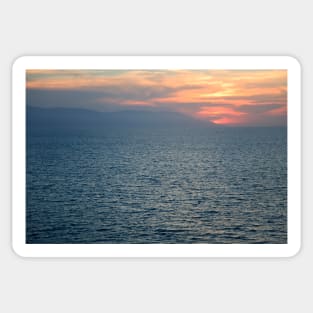 Banderas Bay Sunset Sticker